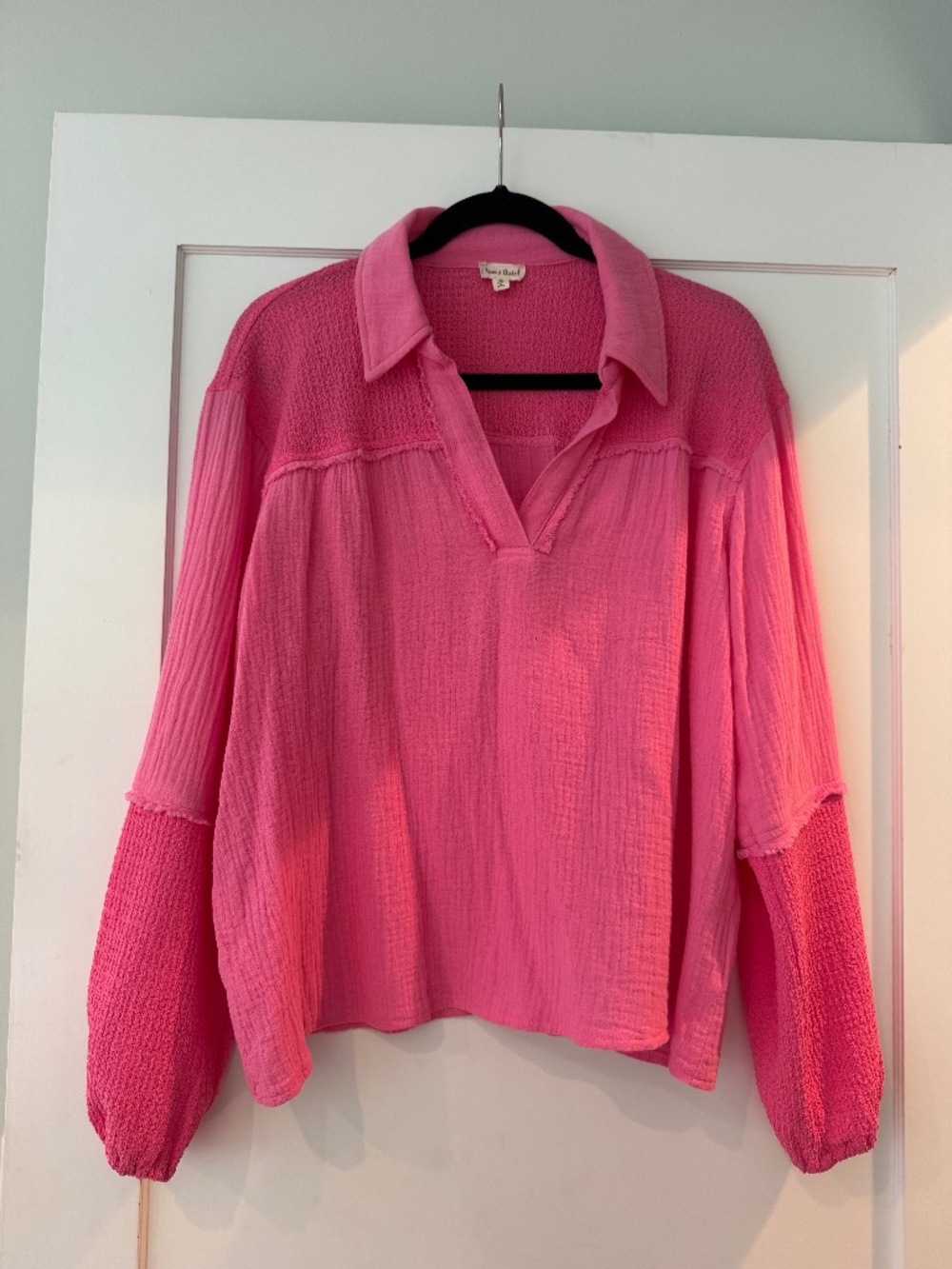 Hem & Thread Colorful Urban Pink, Hem Top Size Medium